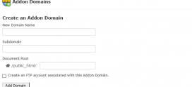 What is an addon domain and how does it works?